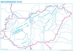 Stiefel Magyarország tájai körvonalas, iskolai földrajzi falitérkép (vaktérkép) - stiefelbolt - 26 800 Ft