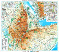 Gizimap Etiópia térkép - Új kiadás