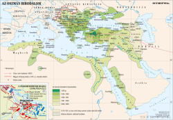 Stiefel Az Oszmán Birodalom (160 x 120 cm) iskolai történelmi falitérkép