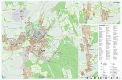 Stiefel Ajka város falitérkép - stiefelbolt - 83 900 Ft