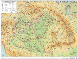 Stiefel Magyar történeti emlékhelyek a Kárp-medencében / Magyar történeti áttekintő asztali alátét A3 duo
