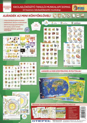 Stiefel Tanulói munkalapcsomag iskolaelőkészítő 5 db tan. ml. , Gyerek Föld/Eu A3 alátéttel kék filctollal