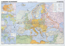 Stiefel A II. világháború (hátoldalán: 2. szakasz) iskolai történelmi falitérkép DUO