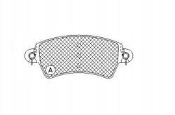 Gamma MP498.1 első fékbetét készlet