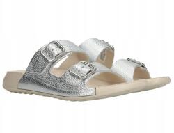 Ecco Cozmo Női Flip-flop Papucs Ezüst Bőr 39 S2B (206833)