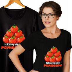 Női Póló Helyi Paradicsom Kereskedő Póló Paradicsom Kereskedő Roz XXL (T-shirt Dealer pomidorów)