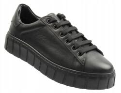 T. Sokolski Bőr Félcipő Női Sportcipő Soloski J25-403 Fekete Bőr (AMI J25-403 BLK)