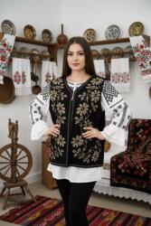 Ie traditionala Costum Popular cu broderie traditionala Sidonia 4