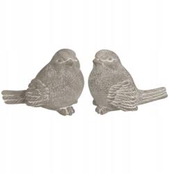 Home Styling Collection Dekorációs madárka szett, cement, 2db, 13×6, 7×10cm (00012863)
