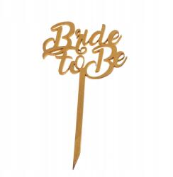 Wyczaruj Prezent Topper Bride To Be Felirat Tortadísz Y3 (Topper bride to be)