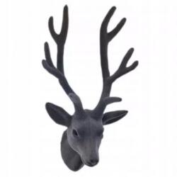 Wisan Dekoratív rénszarvas fej flokkolt karácsonyi hamu az asztalra Ajándék (AWTG9242)