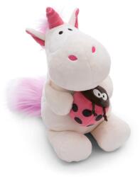 NICI Jucarie de Plus NICI Theodor 25cm Alb cu Buburuza Material Eco din PET Reciclat (61387)