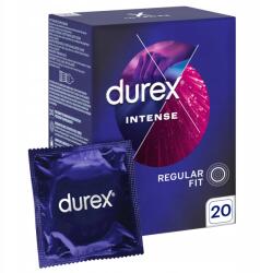 Durex Intense stimuláló óvszerek az orgazmus élményének fokozására 20 db (Prezerwatywy DUREX wypustki prążkowane 20szt.)