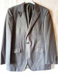  Szürke Elegáns Csíkos Blézer 50-ES