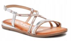 Gioseppo Női Ezüst Szandál Bőrrel 37 S2L (p00058)