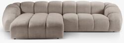 Micadoni Coltar modular modern Diana 334x182 cm tapiterie velur Bubble (MH164)
