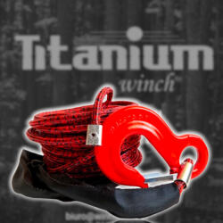  Fonott Szintetikus Kötél Csörlőhöz 8mm 28M Szintetikus Fonott Levegő (000812LAWET)