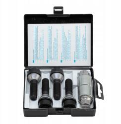 Farad M14x1, 25x41 mm-es Biztonsági Csavarok, Kúp alakú, 2 db 17-es Kulccsal (NWR6/E SL BLK 2CH)