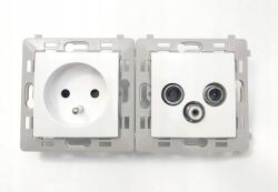  TV/FM/Sat aljzat 2P aljzat (802024)