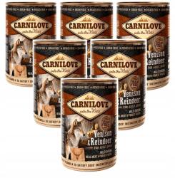 CARNILOVE vadhús szarvas és rénszarvas 6x 400 g