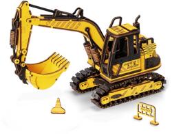 Robotime Rokr 3D fából készült puzzle kotrógép 395db-os TG508K