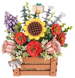 Robotime Kreatív virágláda - 658db-os 3D fa modell - TW02H ROWOOD