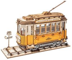 Robotime ROLIFE 3D Sárga villamos fa modell 145db-os TG505