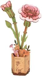 Robotime Pink szegfű - 124db-os 3D fa modell - TW051 ROWOOD