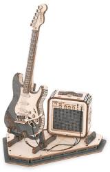 Robotime ROKR 3D puzzle lézervágott modell elektronikus gitár erősítővel - 140db-os TG605K