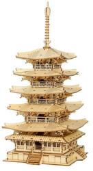 Robotime ROLIFE 3D 5 emeletes Pagoda lézervágott modell 275db-os készlet TGN02