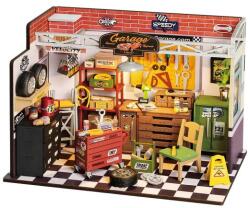 Robotime Autószerelő műhely - 157db-os 3D modell - DG165 Rolife