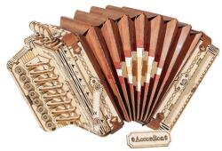 Robotime ROLIFE 3D Tangóharmonika puzzle lézervágott modell 156db-os TG410