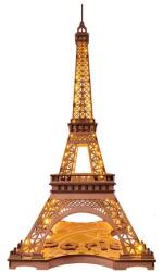 Robotime Világítós Eiffel torony - 152db-os 3D fa modell - TGL01 Rolife