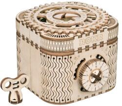 Robotime ROKR 3D fa modell Kincses doboz 158db-os lézervágott készlet LK502