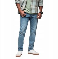 Ombre Férfi klasszikus farmernadrág, Ombre OM-PADP-0217 V2, Size M, világoskék (160188)