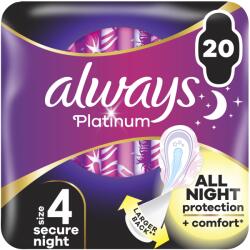 Always Platinum (4-es méret) Secure Night szárnyas egészségügyi betét 20 (8700216186797)