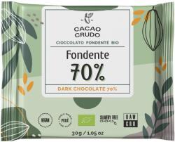 Cacao Crudo Raw Черен шоколад 70%, БИО, 30гр