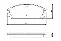 Gamma Gama Master MP348.1 fékbetét készlet