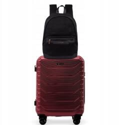 Wings Nagy Kiskadee Black hátizsák és Crake Red Wine kabinbőrönd szett 20 (ZEST9-KSK01/CRK01)