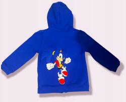  Kiárusítás Sonik cipzáras kapucnis pulóver kék méret 104