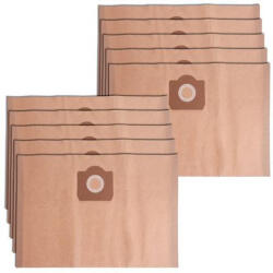  Set 10 saci de praf din hârtie, compatibili cu aspiratoare Stihl, Metabo, Bosch, Makita (TRS1-897-CS1-N)