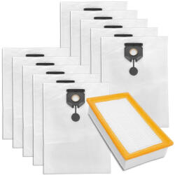 Set 10 saci sintetici și 1 filtru pentru aspiratoare Karcher NT 30/1, 40/1, 50/1 Tact (TRS1-CSOM13-N)