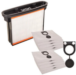  Set Filtru Poliester și 10 Saci Sintetici pentru Aspiratoare Bosch, Starmix, Metabo (TRS1-984-CS1-N)
