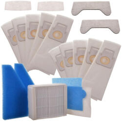  Set 10 saci și filtre pentru aspiratoare THOMAS Aqua+, Pet & Family, Anti Allergy (TRS1-978-CS1-N)