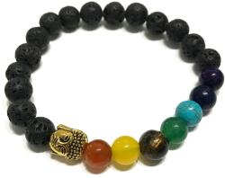 Cotomag Bratara Piatra Lava - Chakra/Buddha Unisex