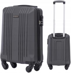 Wings Utazó bőrönd kis kabin Xs Wings Kézipoggyász levehető 4 kerék (KST01-XS-D.GREY)