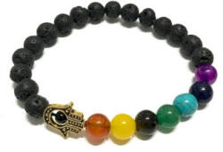 Cotomag Bratara din Piatra de Lava - Hamsa Chakra