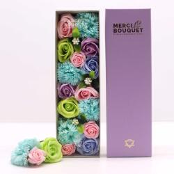 Cotomag Arajament Floral Trandafiri Multicolori Sapun 28x9 cm