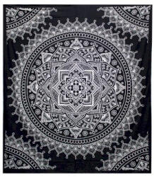 Cotomag Cuvertura de Pat Dubla din Bumbac - Floare de Lotus