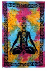 Cotomag Cuvertura de Pat din Bumbac - Buddha & 7 Chakre